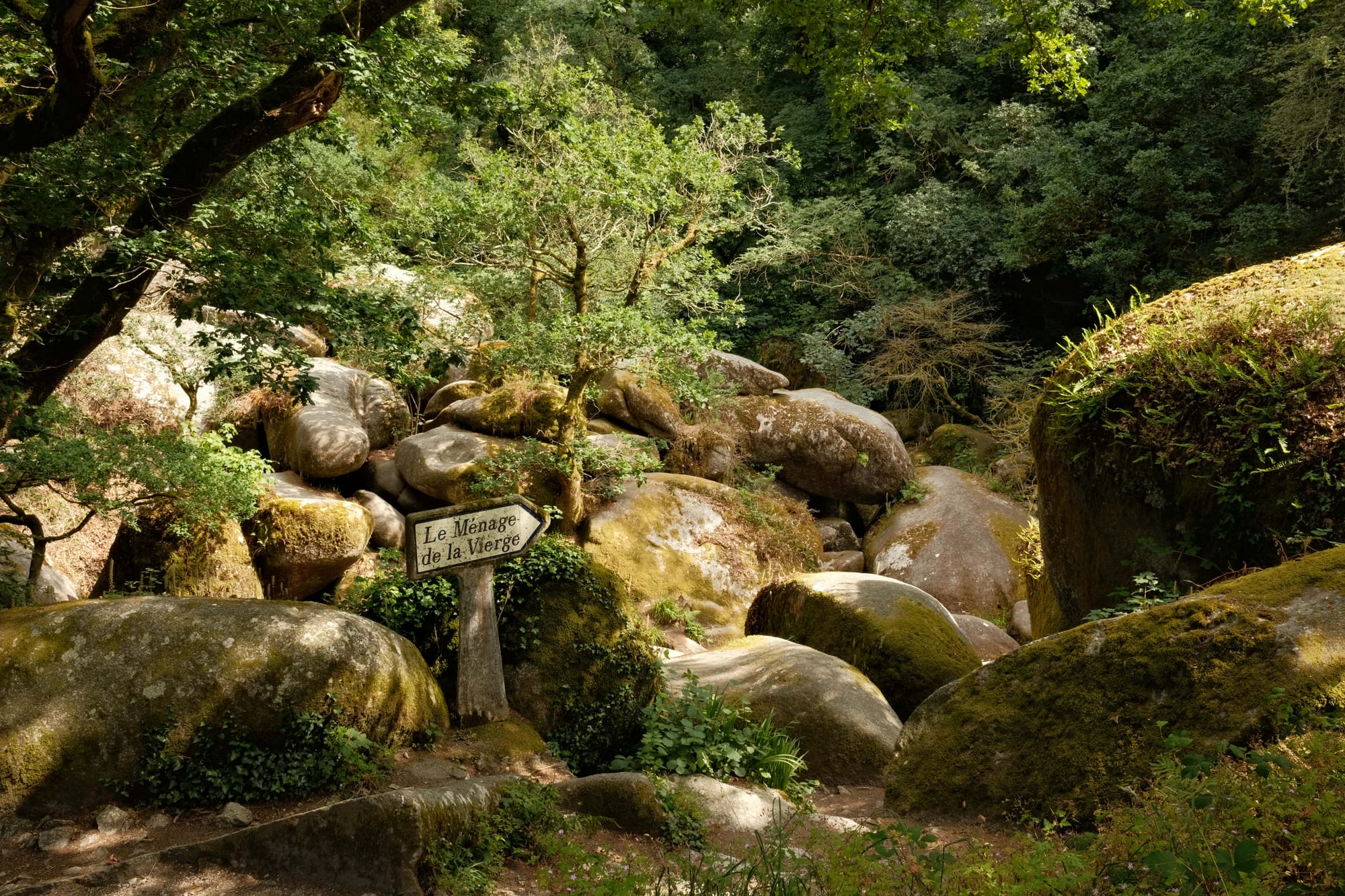 Bei Huelgoat im Landesinneren der Bretagne