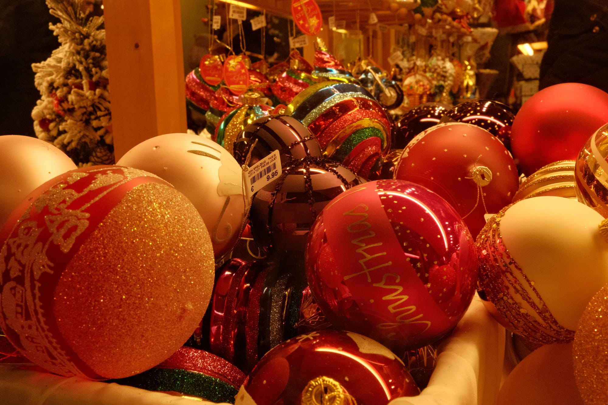 Weihnachtsdekoration in Straßburg