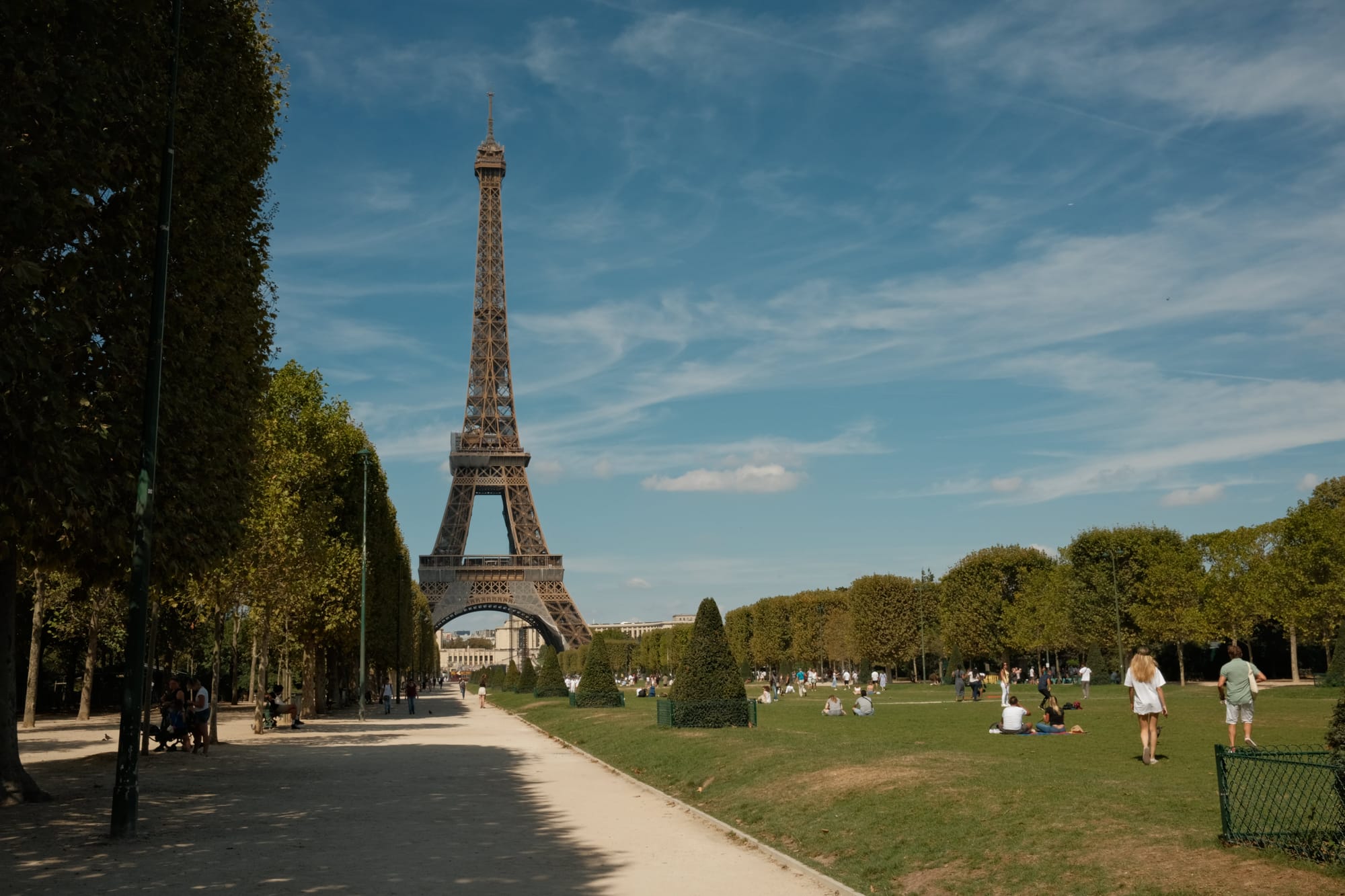 Eiffelturm am Champ de Mars