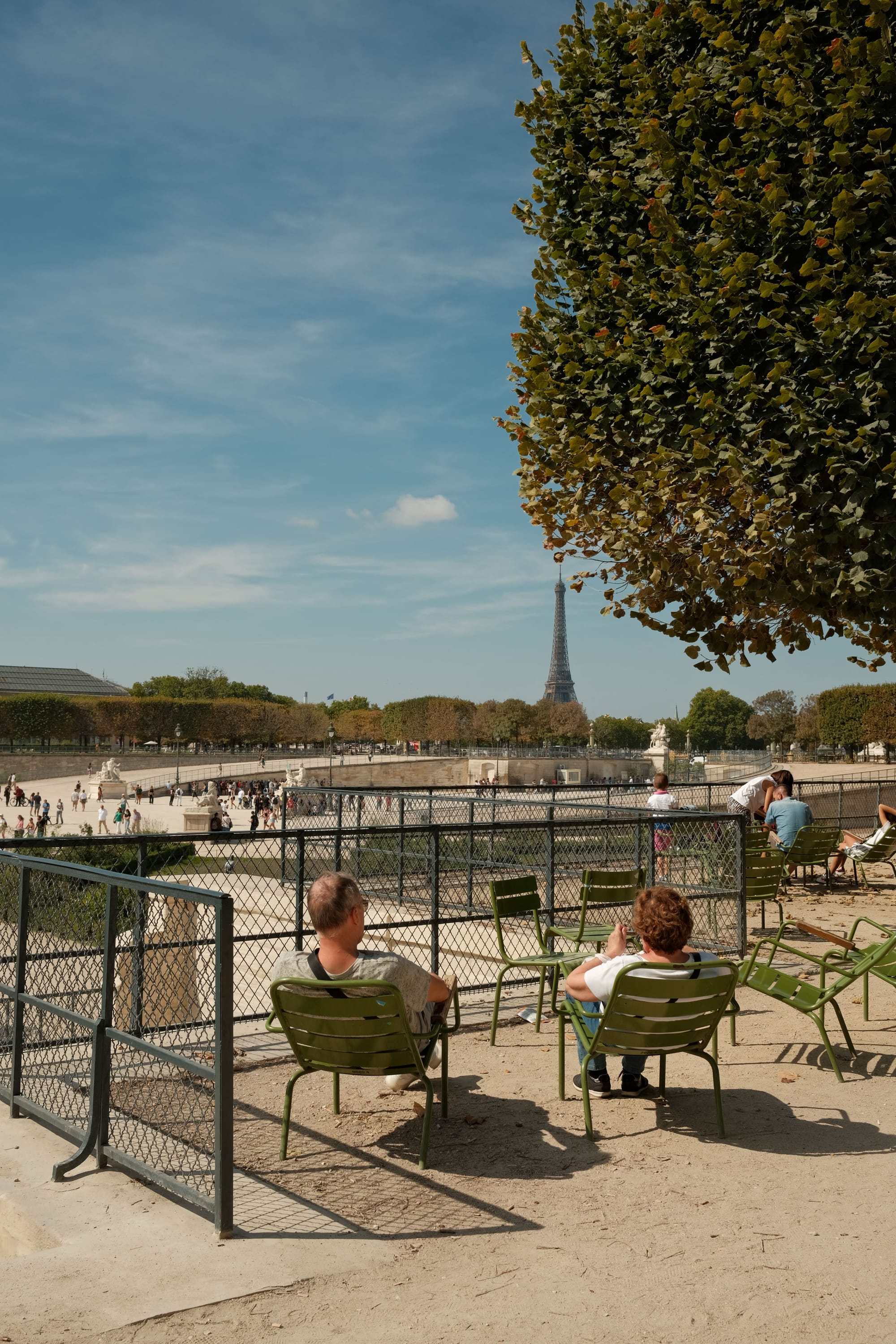 Entspannen im Jardin des Tuileries