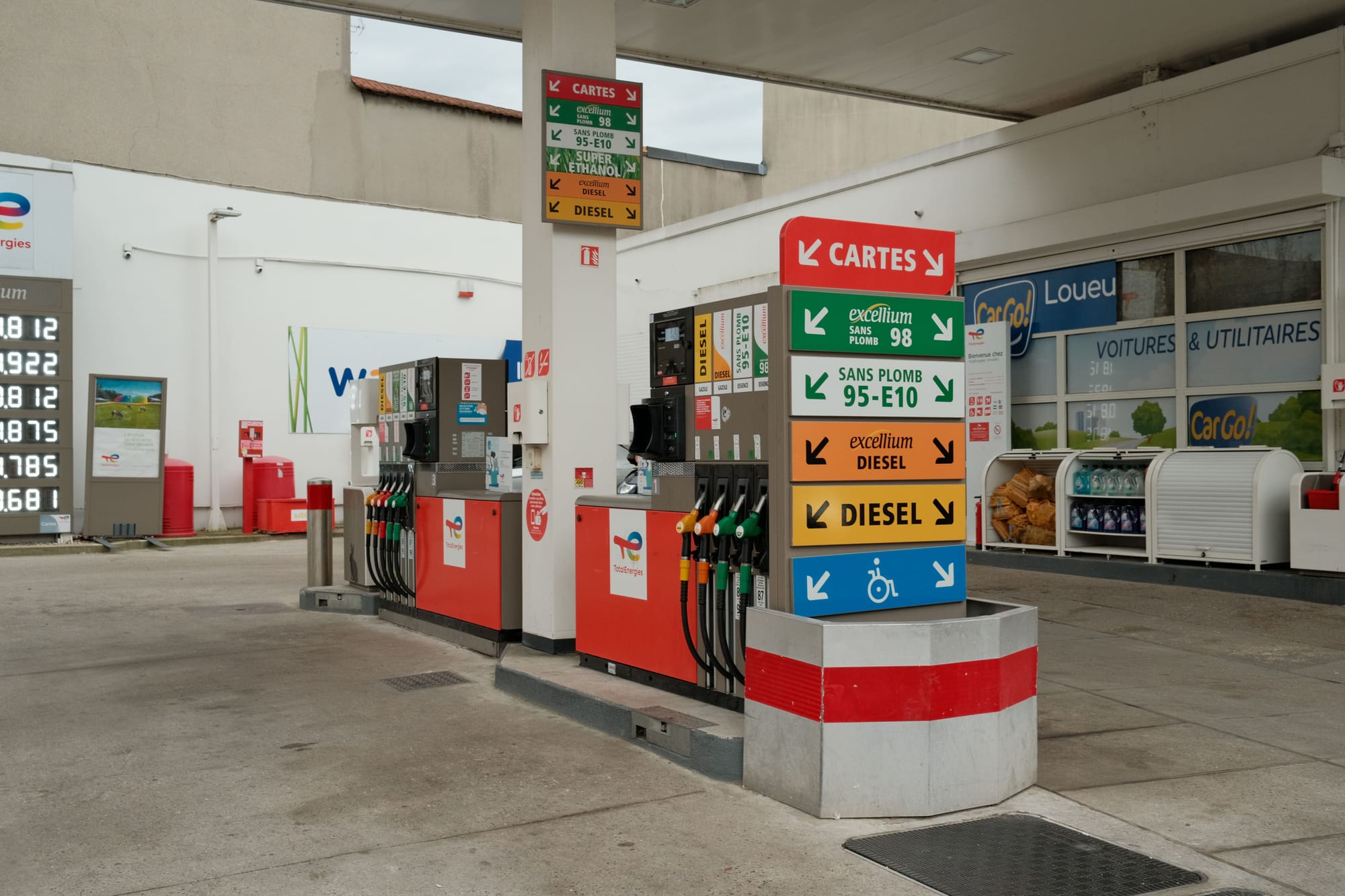 Tanken in Frankreich ist an sich nicht schwer