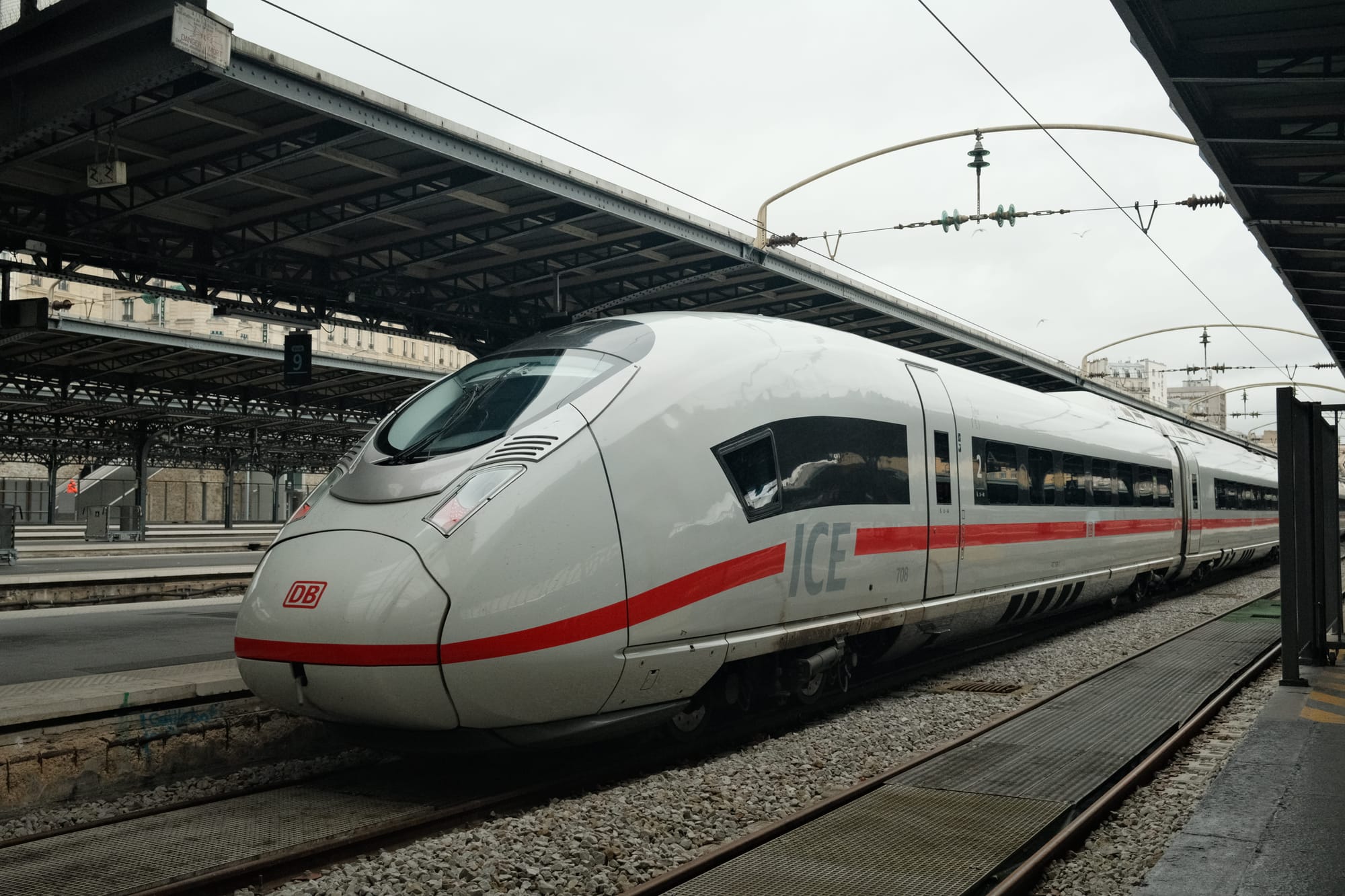 ICE Richtung Deutschland am Paris Gare de l'Est