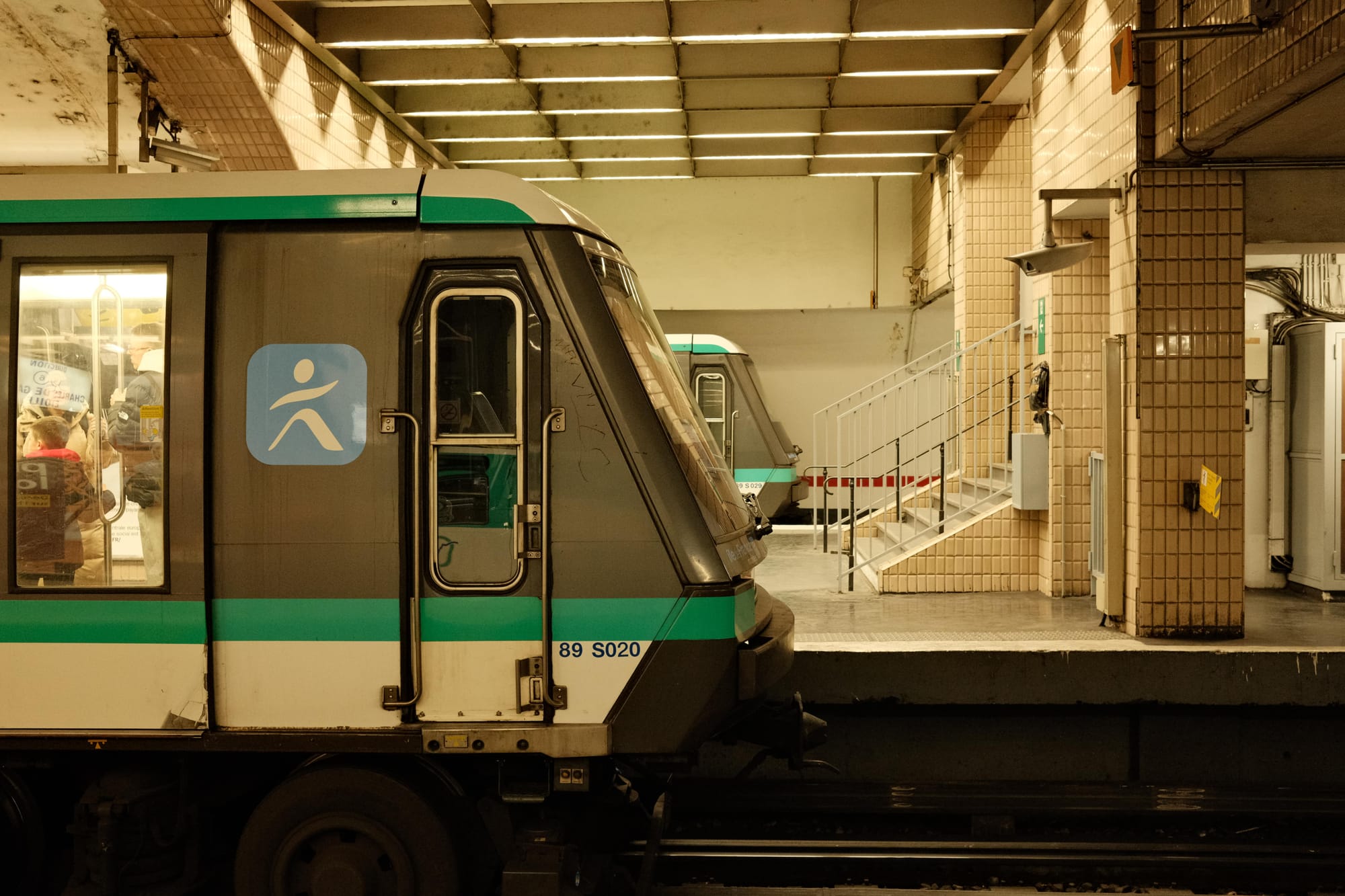Ubahn im französischen Hauptstadt