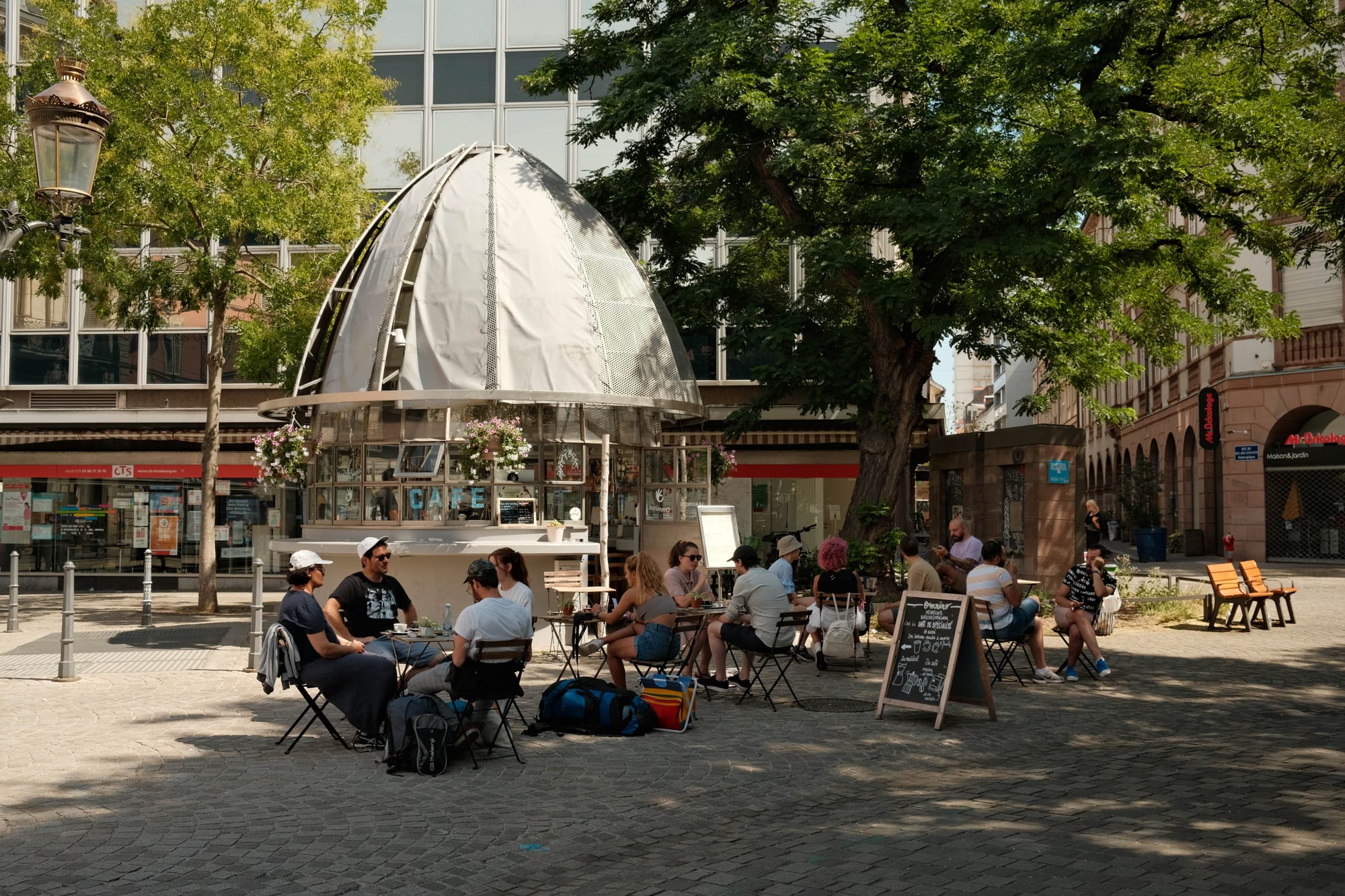 Straßburg im Sommer: Die Trinkbrunnen sind super praktisch!