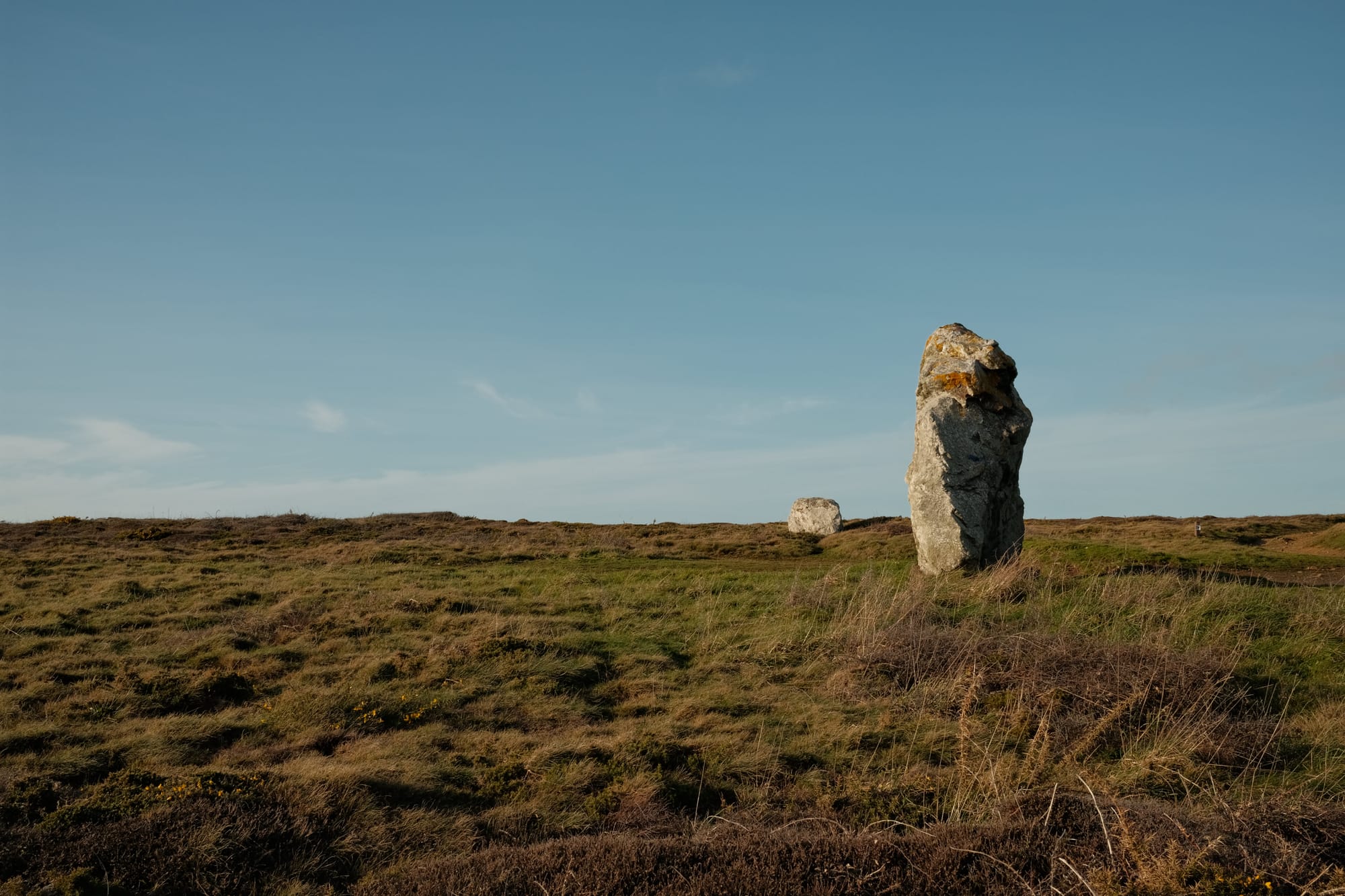 Menhire findest du ziemlich überall in der Bretagne