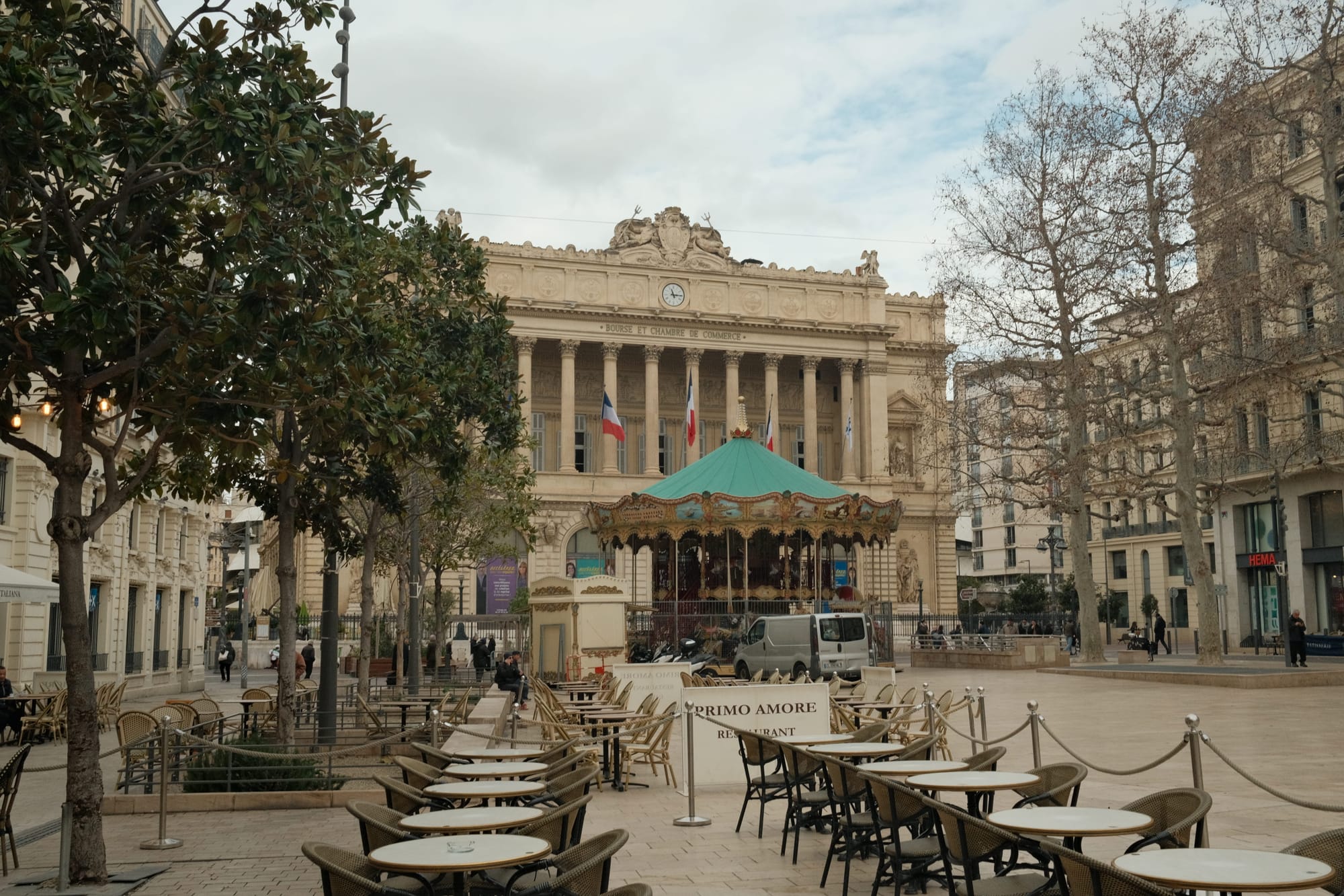 Canebière und Bourse Viertel