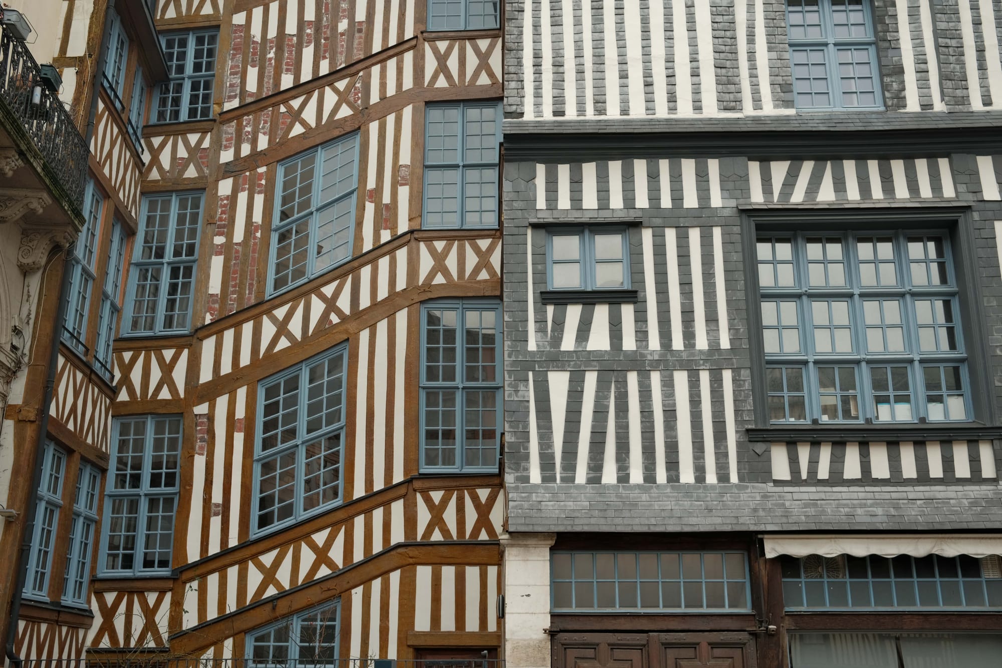 Traditionnelle Architektur in der Normandie