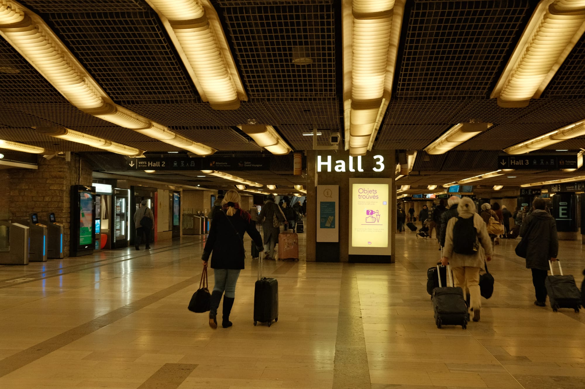 Halle 3 am Paris Gare de Lyon