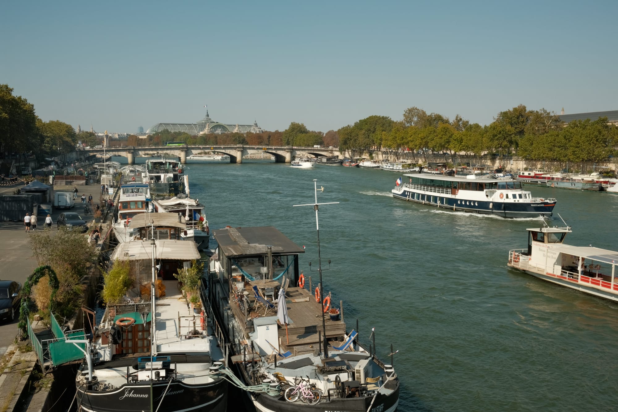 Blick auf die Seine in Paris