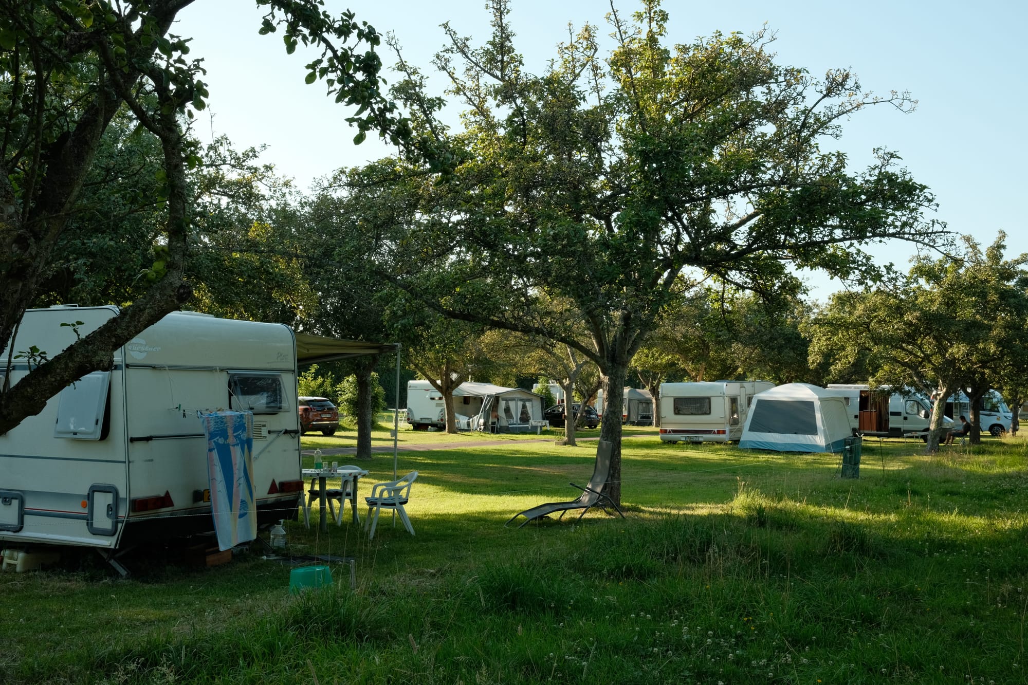 Campingplatz in der Normandie