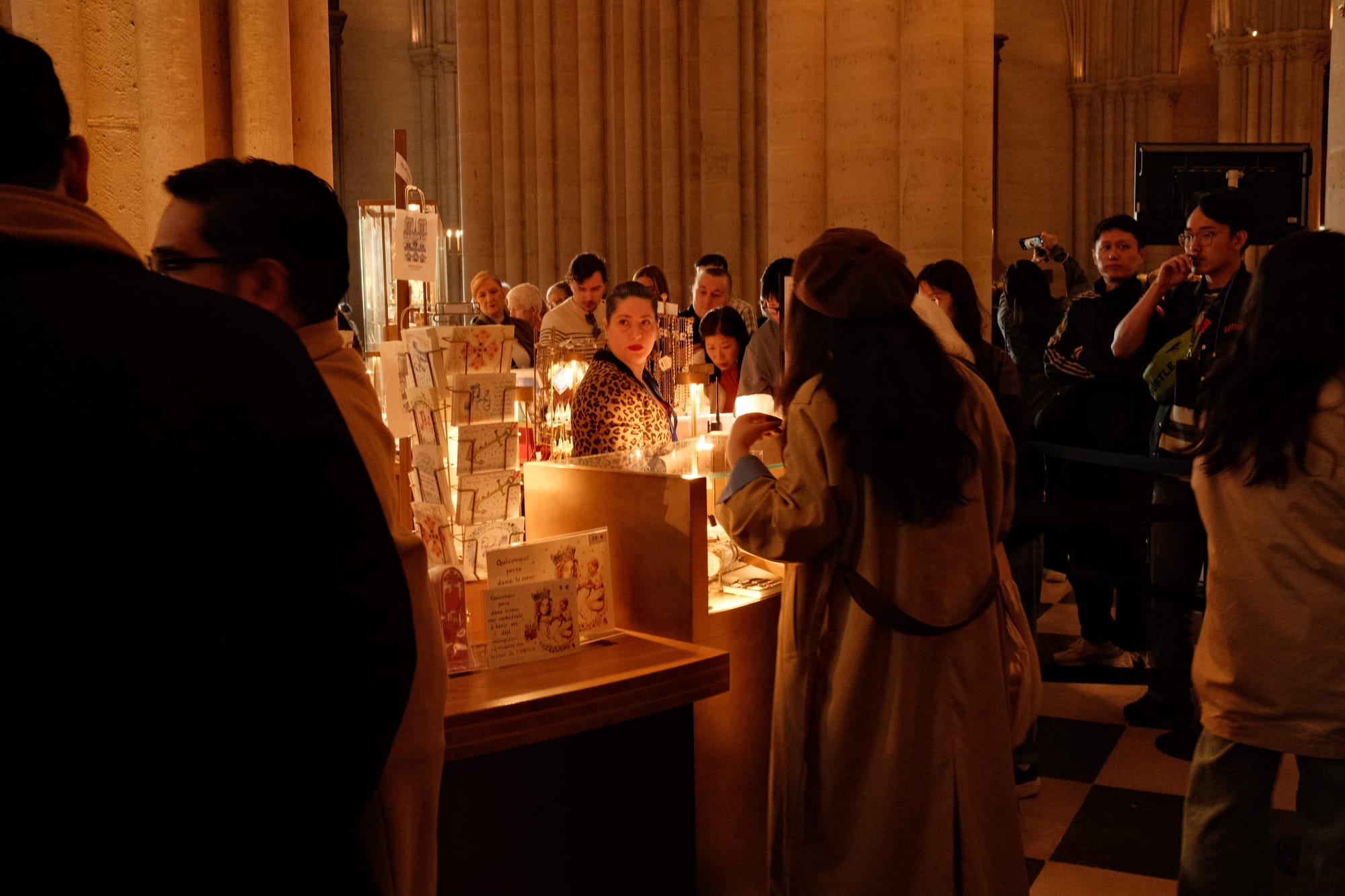Kasse der Kathedrale Notre Dame