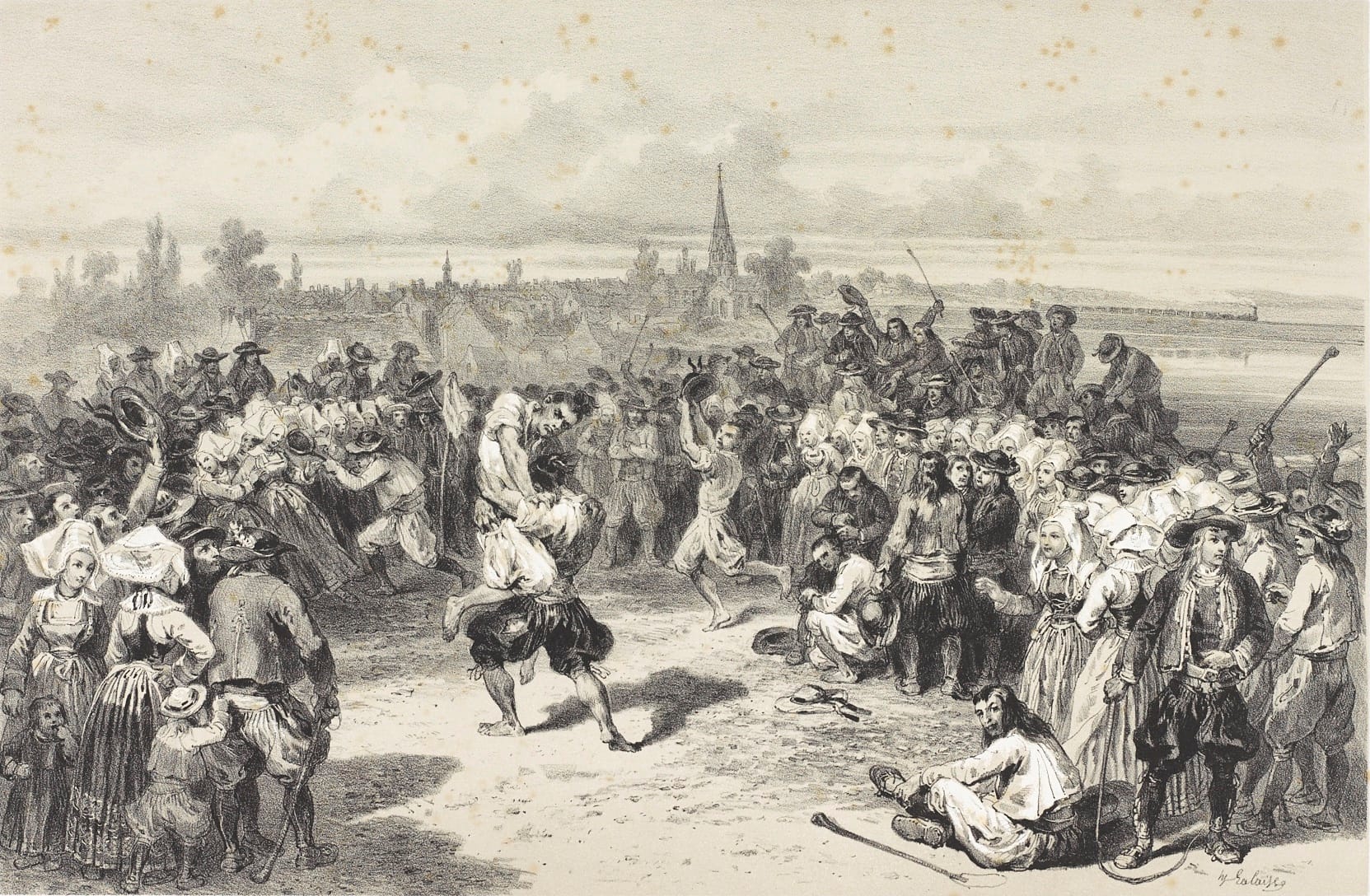 Gouren, der traditionelle bretonische Ringkampf