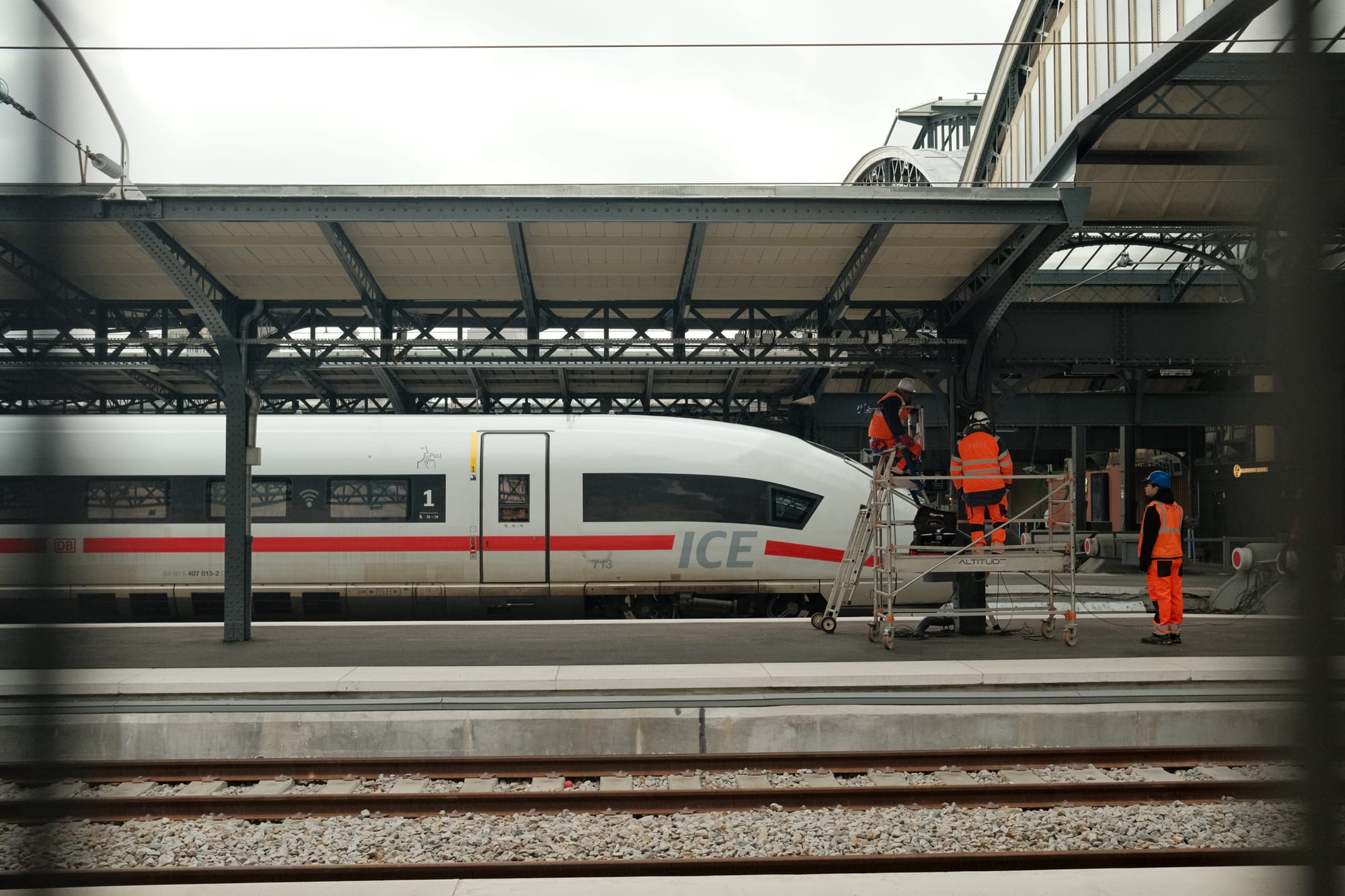 ICE im Gare de l'Est in Paris