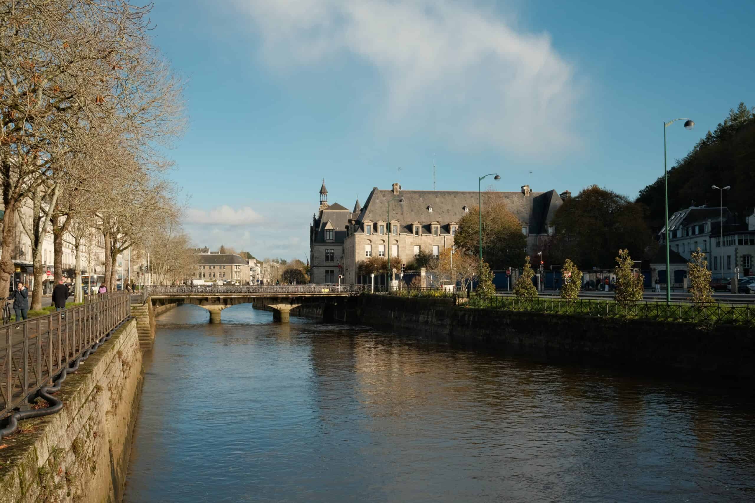 Der Fluss Odet in Quimper