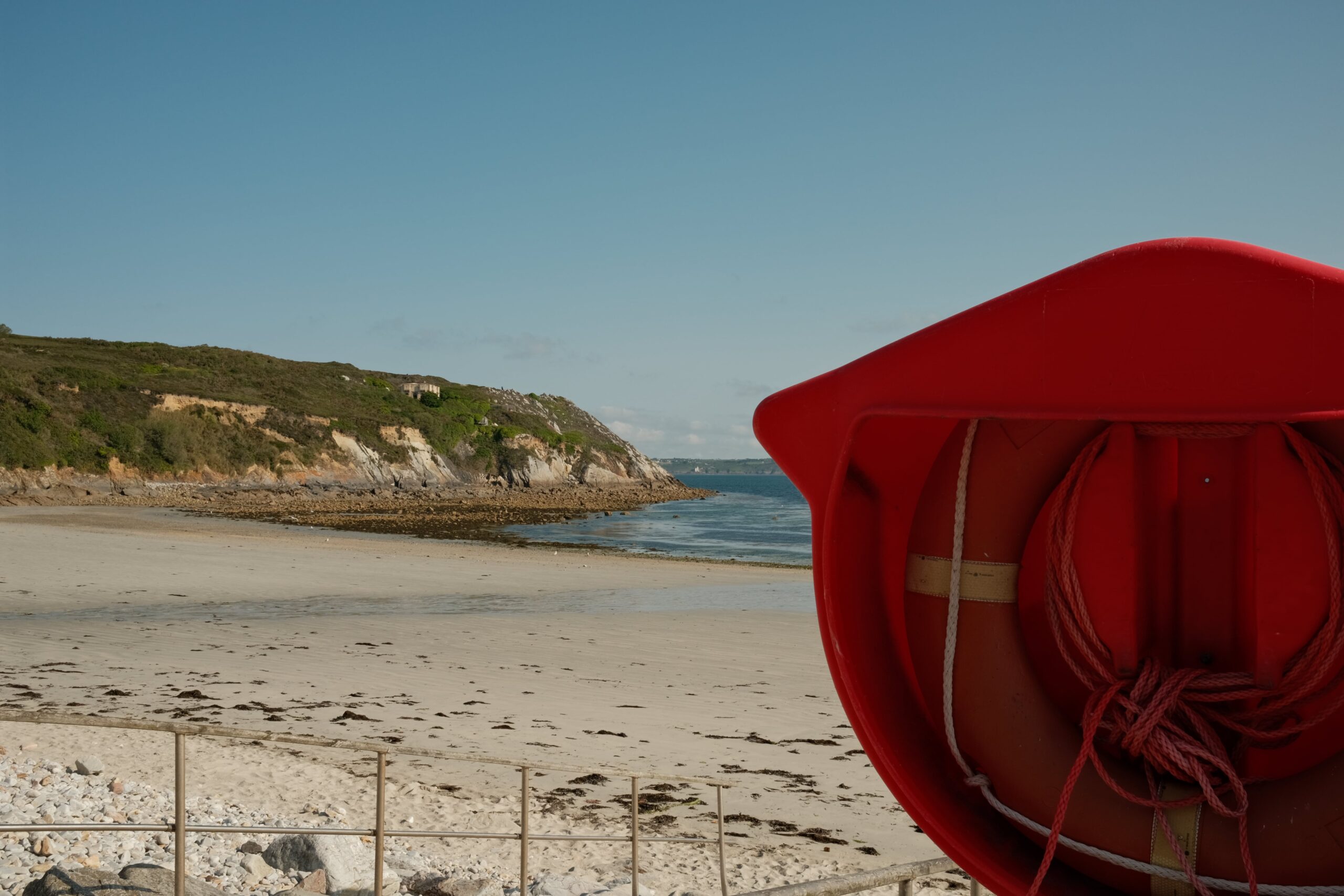 Bild Boje Strand Bretagne