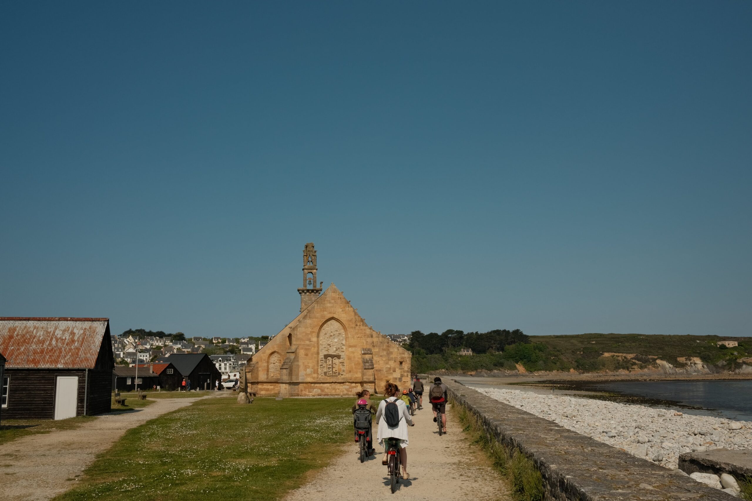 Bild Fahrrad Camaret Kirche